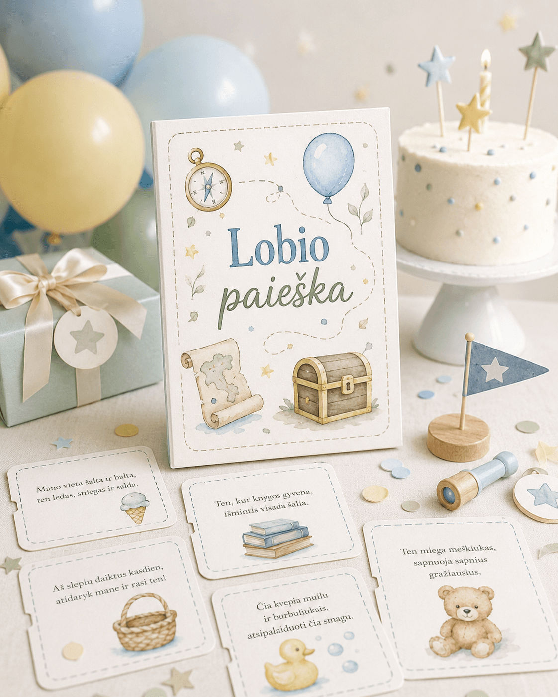 Lobio paieška — Nuotykių paketas